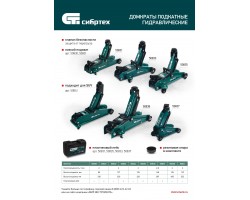 Домкрат гидравлический подкатной, 2 т, 127-330 мм, в пласт. кейсе Сибртех-foto23