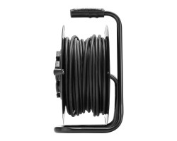 Удлинитель силовой 30 м, 16А, тип УХз16, ПВС 3 x 2.5 мм, на стальной катушке, 4 розетки Сибртех-foto5