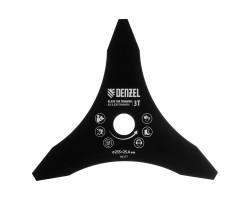 Диск для триммера, 255 х 25,4 3 лезвия Denzel