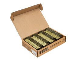 Гвозди для пнев. нейлера (крашен.) длина - 65 мм, диам. - 2,9 мм, 2000 шт. Denzel