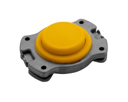 Головка триммерная универсальная алюминий, шайба 8 мм, 10 мм Denzel