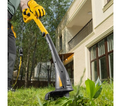 Триммер электрический TE-350, 350 Вт, 260 мм, катушка полуавтоматическая Denzel Триммер электрический TE-350, 350 Вт, 260 мм, катушка полуавтоматическая Denzel