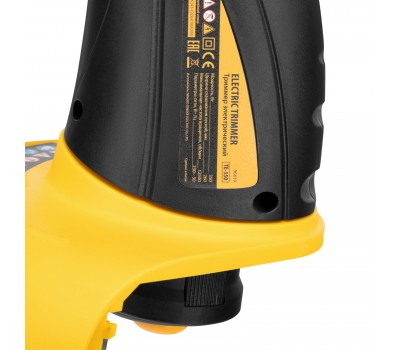 Триммер электрический TE-350, 350 Вт, 260 мм, катушка полуавтоматическая Denzel Триммер электрический TE-350, 350 Вт, 260 мм, катушка полуавтоматическая Denzel