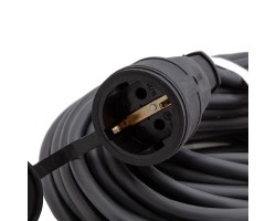 Удлинитель силовой 20 м, 16 А, тип УХз16, КГ 3 x 2.5 мм, 1 розетка, Сибртех-foto2