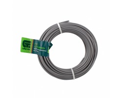 Леска для триммера круглая, армированная алюминием, 2.4 мм х 15 м, Сибртех