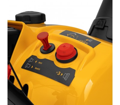 Бензиновая снегоуборочная машина SB 460 Sled, 99cc, лыжи ручной старт// Denzel