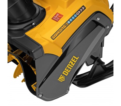 Бензиновая снегоуборочная машина SB 460 Sled, 99cc, лыжи ручной старт// Denzel