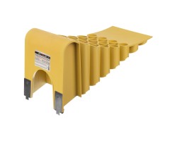 Упор противооткатный для грузового транспорта, ЖЕЛТЫЙ, 35 т, 473х200х205 мм Stels