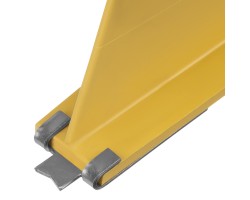 Упор противооткатный для грузового транспорта, ЖЕЛТЫЙ, 35 т, 473х200х205 мм Stels-foto6