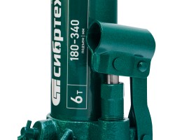 Домкрат гидравлический бутылочный, 6 т, 180-340 мм Сибртех-foto8