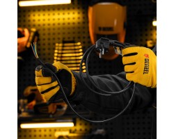 Шнур сетевой Energy Series, ПВС, 1,5 м, 3 x 1,5 мм, с неразборной вилкой, черный, Denzel-foto8