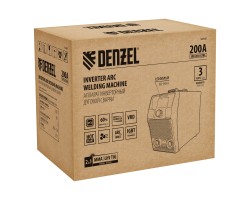 Аппарат инвертор. дуговой сварки SDR-205 Ultra, 200 А, ПВ 60% Denzel-foto5