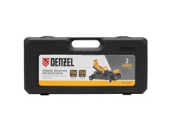 Домкрат гидравлический подкатной с фиксатором, 2 т, 130-330 мм, в кейсе Denzel-foto20