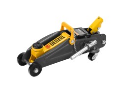 Домкрат гидравлический подкатной с фиксатором, 2 т, 130-330 мм, в кейсе Denzel-foto2