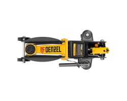 Домкрат гидравлический подкатной с фиксатором, 2 т, 130-330 мм, в кейсе Denzel-foto10