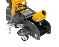 Домкрат гидравлический подкатной с фиксатором, 2 т, 130-330 мм, в кейсе Denzel-foto13