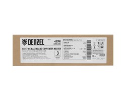 Конвектор электрический плинтусный ATRIC-450, 230 В, 450 Вт, ТЭН, черный Denzel-foto15