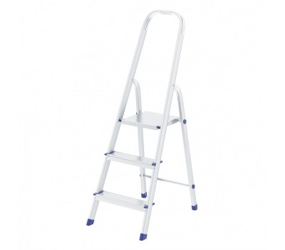 Стремянка, 3 ступени, алюминиевая, Россия, Сибртех