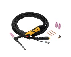 Горелка сварочная TIG WP26, разъем 2 пина, 3 метра Denzel 