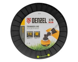 Леска для триммера квадрат 1,6мм х 370м, на DIN катушке FLEX CORD Denzel-foto3