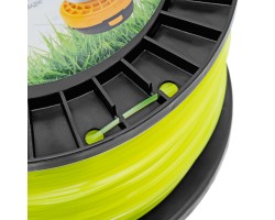 Леска для триммера квадрат 1,6мм х 370м, на DIN катушке FLEX CORD Denzel-foto5