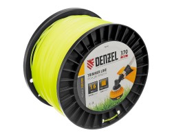 Леска для триммера квадрат 1,6мм х 370м, на DIN катушке FLEX CORD Denzel