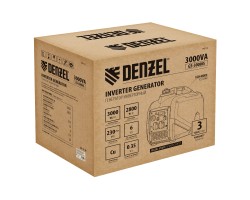Генератор инверторный GS-3000iS, 3,0 кВт, 230 В, закрытый корпус, ручной старт DENZEL-foto7