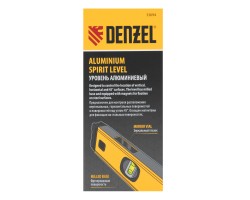 Уровень алюминиевый, магнит, фрезерованный, 3 глазка (1 зеркал.) 0,5 мм/м, 1200 мм Denzel-foto11