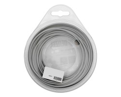 Леска для триммера армированная алюминием круглая, 2,7мм х 15м, блистер ALUFLEX Denzel-foto5