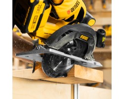 Пила циркулярная аккумуляторная бесщет. CCSH-BL-20-185, 185 мм, Li-Ion, 20 В// Denzel-foto40