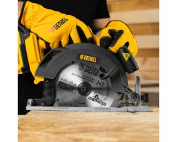 Пила циркулярная аккумуляторная бесщет. CCSH-BL-20-185, 185 мм, Li-Ion, 20 В// Denzel-foto38