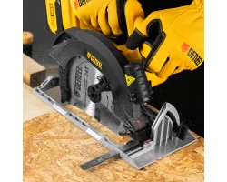 Пила циркулярная аккумуляторная бесщет. CCSH-BL-20-185, 185 мм, Li-Ion, 20 В// Denzel-foto37