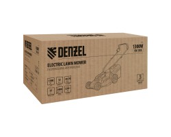 Газонокосилка электрическая GM-1300, 1300 Вт, шир. 32 см, 5 уров., травосб. 35 л Denzel Новинка-foto19