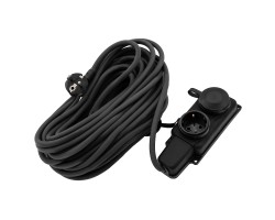 Удлинитель силовой 20 м, 16А, тип УХз16, КГ 3 x 1.5 мм, 2 розетки, Сибртех