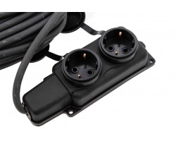 Удлинитель силовой 20 м, 16А, тип УХз16, КГ 3 x 1.5 мм, 2 розетки, Сибртех-foto9