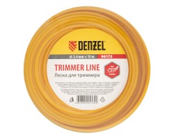 Леска для триммера, звезда, 2.4 мм х 15 м Denzel-foto2