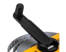 Рулетка геодезическая 30 м х 13 мм, открытый корпус, металлическая лента Denzel-foto9