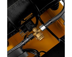 Компрессор безмасл. малошумный DLP -3000/50, 3 кВт, 2х1,5 кВт,50 л, 2850 об/мин,500 л/мин Denzel-foto12