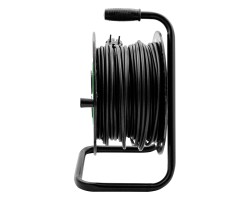 Удлинитель силовой 50 м, 10А, тип УХ10, ПВС, на кабельной катушке, 4 розетки без заземления Сибртех-foto3