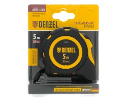Рулетка 5м х 25мм, обрезиненный корпус, автоматическая фиксация Denzel-foto7