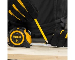 Рулетка 5м х 25мм, обрезиненный корпус, автоматическая фиксация Denzel-foto10