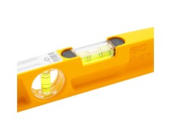 Уровень литой, 600 мм, 2 глазка, ударные площадки Denzel-foto3