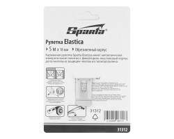 Рулетка Elastica,5 м х 18 мм,обрезиненный корпус Sparta-foto7