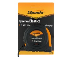 Рулетка Elastica,5 м х 18 мм,обрезиненный корпус Sparta-foto6