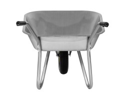 Тачка садовая, грузоподъемность 90 кг, оцинк. рама, объем 65 л Сибртех-foto8