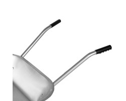 Тачка садовая, грузоподъемность 90 кг, оцинк. рама, объем 65 л Сибртех-foto10