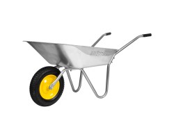 Тачка садовая, грузоподъемность 90 кг, оцинк. рама, объем 65 л Сибртех