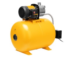 Насосная станция PSL1100X, 1100 Вт, 3600 л/ч, ресивер 50 л, подъем 45 м, нержавейка Denzel-foto4