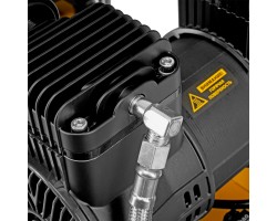 Компрессор безмасл. малошумный DLP-3000/100, 3 кВт, 2х1,5 кВт,100 л, 2850 об/мин,500 л/мин Denzel-foto13