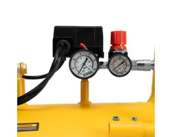 Компрессор безмасл. малошумный DLP-3000/100, 3 кВт, 2х1,5 кВт,100 л, 2850 об/мин,500 л/мин Denzel-foto10